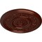 Ekena Millwork Marseille Ceiling Medallion (Fits Canopies up to 4 1/4"), 16 1/8"OD x 5/8"P, Antique Copper CM16MAACS - alternate 2